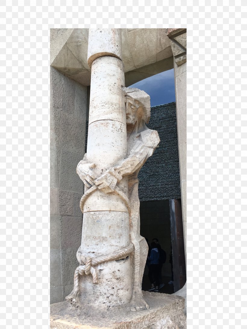Sagrada Família Statue Sculpture Column Sculptor, PNG, 3024x4032px, Watercolor, Cartoon, Flower, Frame, Heart Download Free