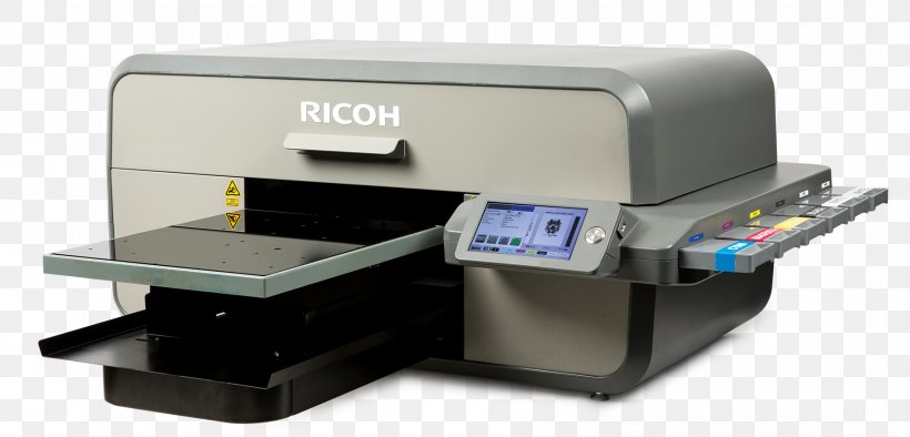 Ricoh Ri 3000/Ri 6000 Direct To Garment Printing India, PNG, 1800x867px, Ricoh, Clothing, Color Printing, Direct To Garment Printing, Dyesublimation Printer Download Free