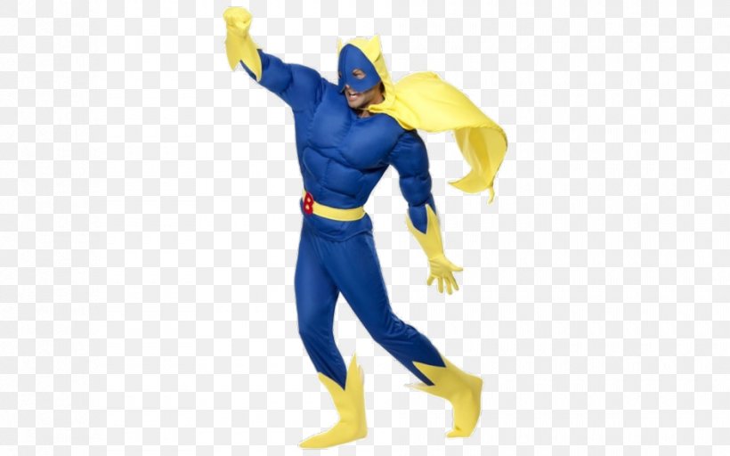 Bananaman Costume Party Harlequin Top, PNG, 940x587px, Bananaman, Action Figure, Belt, Cape, Costume Download Free