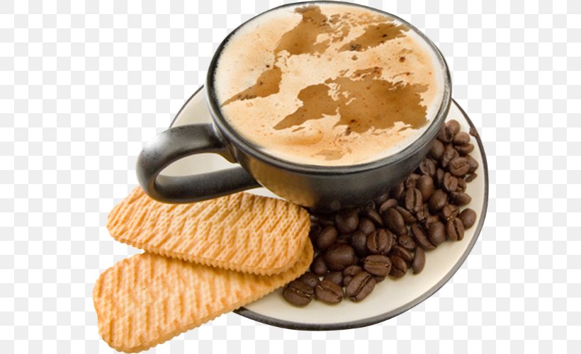 Coffee Cafe Latte Tea Espresso, PNG, 560x500px, Coffee, Biscuit, Cafe, Cafe Au Lait, Caffeine Download Free