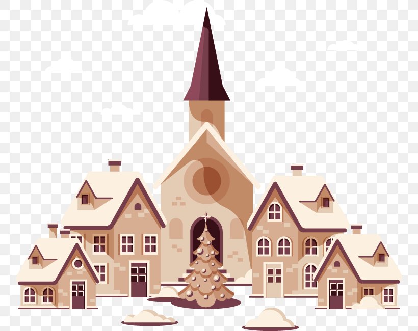 Euclidean Vector, PNG, 758x650px, Christmas Village, Christmas, Home, Photography Download Free