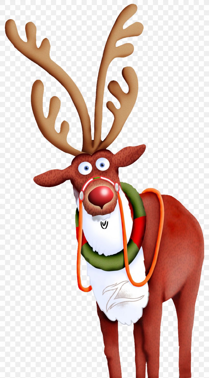 Rudolph Reindeer Santa Claus Candy Cane Christmas, PNG, 980x1773px, Rudolph, Antler, Candy Cane, Christmas, Christmas And Holiday Season Download Free