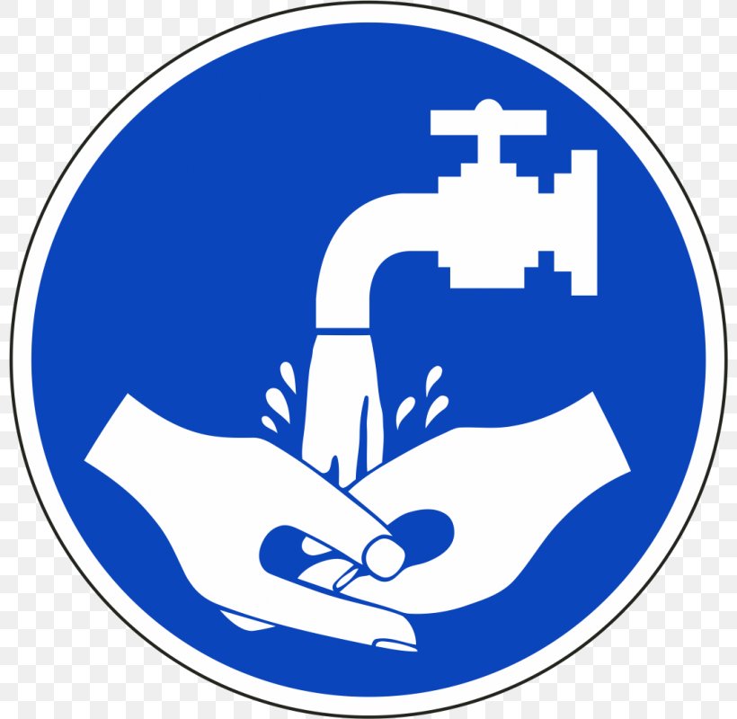 Hand Washing Sign Illustration Label, PNG, 800x800px, Hand Washing, Electric Blue, Emblem, Food Safety, Gesture Download Free