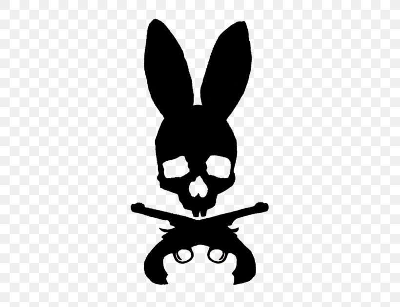 Rabbit T-shirt Silhouette TeePublic, PNG, 630x630px, Rabbit, Artist, Black, Black And White, Bone Download Free