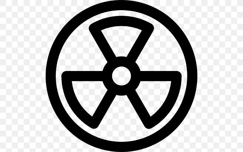 Radioactive Decay Radiation Nuclear Power, PNG, 512x512px, Radioactive Decay, Area, Bicycle Wheel, Black And White, Nuclear Power Download Free