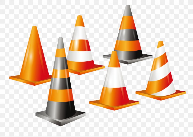 Barricade Euclidean Vector Download, PNG, 898x638px, Barricade, Cone, Orange, Poster, Road Download Free