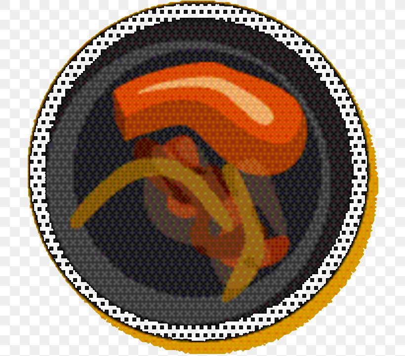 Yellow Circle, PNG, 725x722px, Emblem, Logo, Meter, Orange, Plate Download Free
