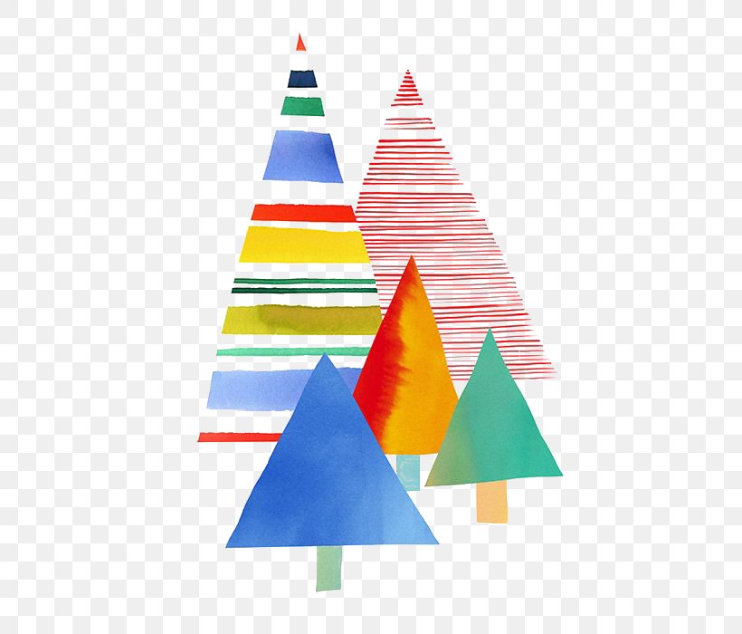 Christmas Tree Download, PNG, 500x700px, Christmas Tree, Color, Cone, Geometric Shape, Handcolouring Of Photographs Download Free