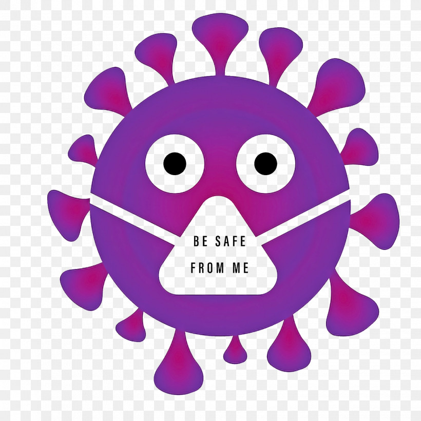 COVID19 Coronavirus Corona, PNG, 1440x1440px, Covid19, Cartoon, Corona, Coronavirus, Magenta Download Free