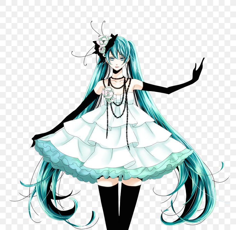 Hatsune Miku Costume Cosplay Vocaloid Dress, PNG, 800x800px, Watercolor, Cartoon, Flower, Frame, Heart Download Free