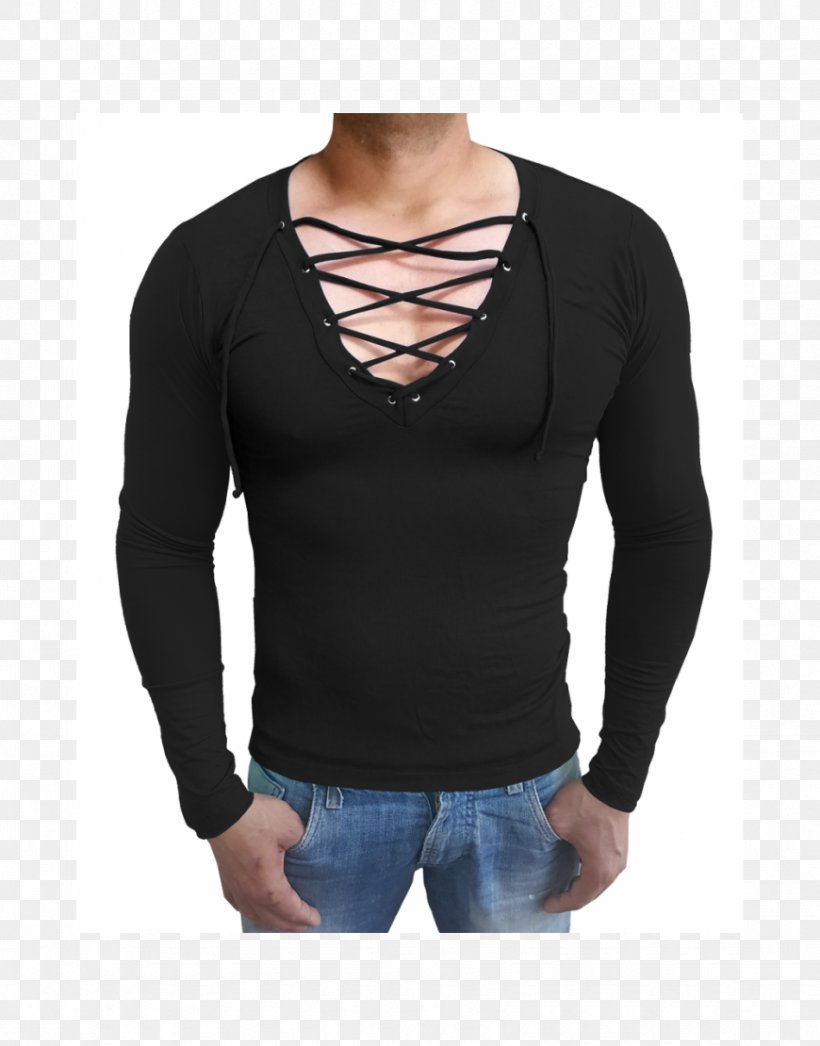 Long-sleeved T-shirt Long-sleeved T-shirt Collar, PNG, 870x1110px, Tshirt, Black, Blouse, Button, Clothing Download Free