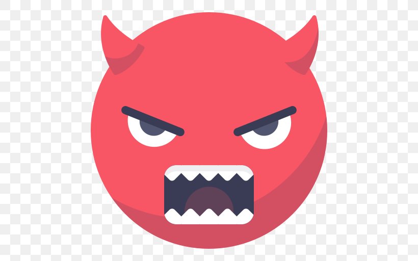 Smiley Devil Anger, PNG, 512x512px, Smile, Anger, Cartoon, Demon, Devil Download Free