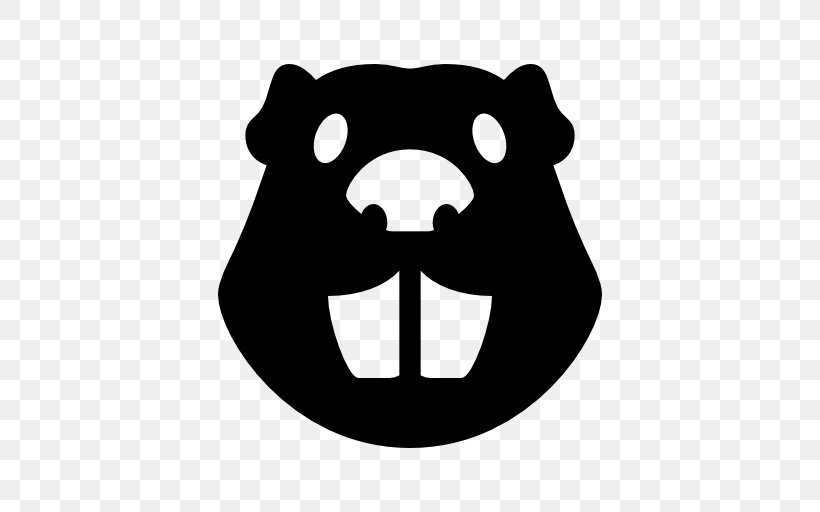 Beaver Bear Clip Art, PNG, 512x512px, Beaver, Animal, Bear, Black, Black And White Download Free
