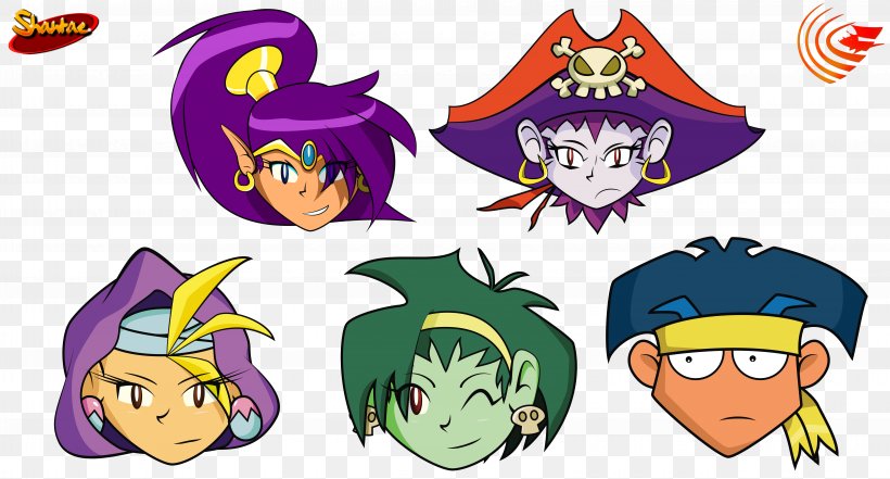 Shantae: Risky's Revenge Clip Art, PNG, 6500x3500px, Nintendo Dsi, Area, Art, Artwork, Cartoon Download Free