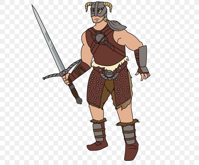 Sword Gladiator Homo Sapiens Cartoon, PNG, 597x680px, Sword, Armour, Cartoon, Character, Cold Weapon Download Free