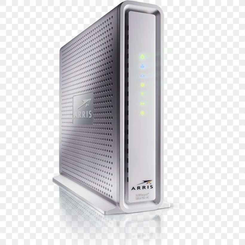 Motorola SURFboard SBG6782 ARRIS Group Inc. Wireless Router Modem, PNG, 1100x1100px, Arris Group Inc, Cable Modem, Computer Case, Computer Network, Data Storage Device Download Free
