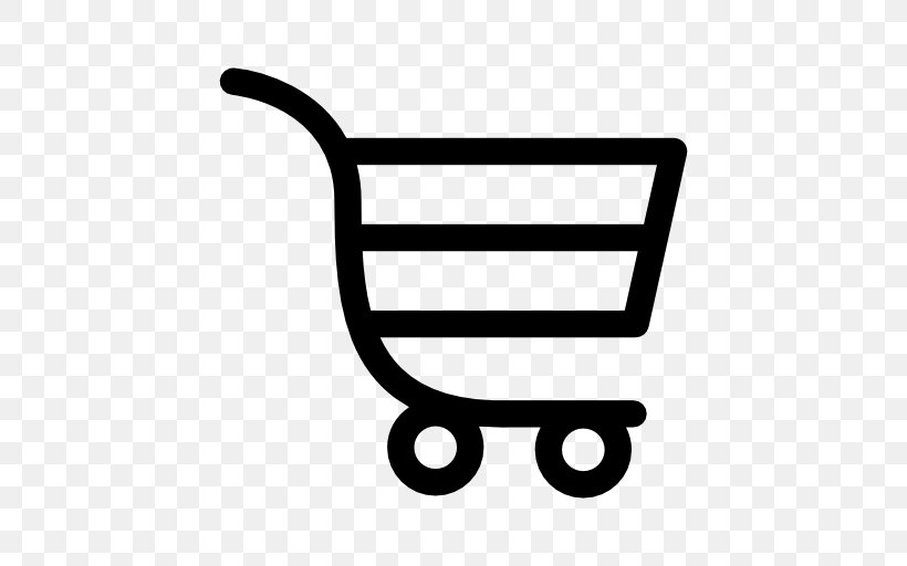 Shopping Cart E-commerce, PNG, 512x512px, Shopping Cart, Area, Black And White, Cart, Ecommerce Download Free