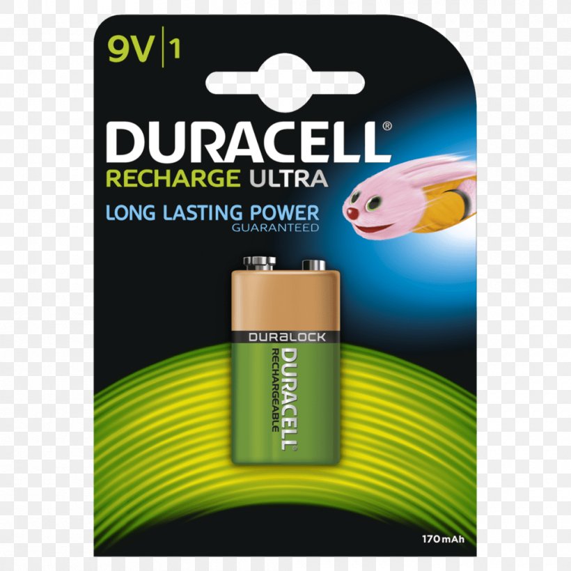 Battery Charger Nine-volt Battery Duracell Nickel–metal Hydride Battery Rechargeable Battery, PNG, 1000x1000px, Battery Charger, Aa Battery, Aaa Battery, Alkaline Battery, Battery Pack Download Free