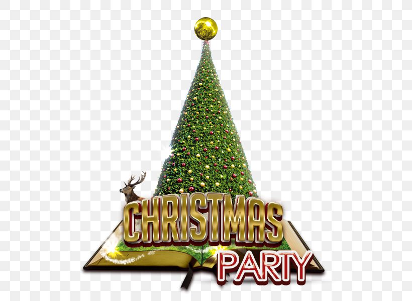 Christmas Tree Party New Year, PNG, 600x600px, Christmas Tree, Brand, Christmas, Christmas Decoration, Christmas Ornament Download Free