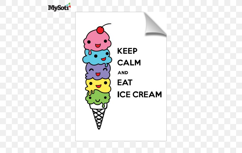 Ice Cream Cones Keep Calm And Carry On Eating, PNG, 518x518px, Ice Cream, Area, Candy, Child, Chocolate Download Free