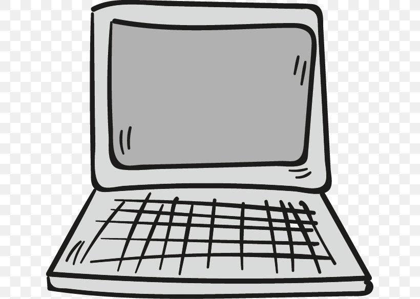Laptop Computer Drawing, PNG, 639x584px, Laptop, Area, Black And White, Blanket, Brand Download Free