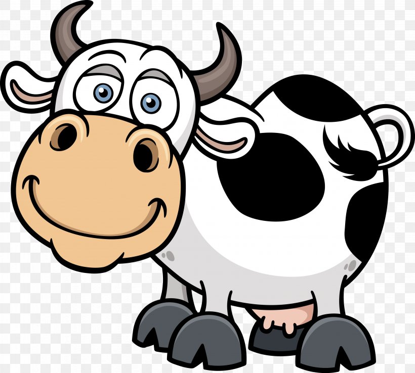 Cattle Cartoon Royalty-free, PNG, 3268x2944px, Cattle, Artwork, Book Illustration, Cartoon, Cattle Like Mammal Download Free