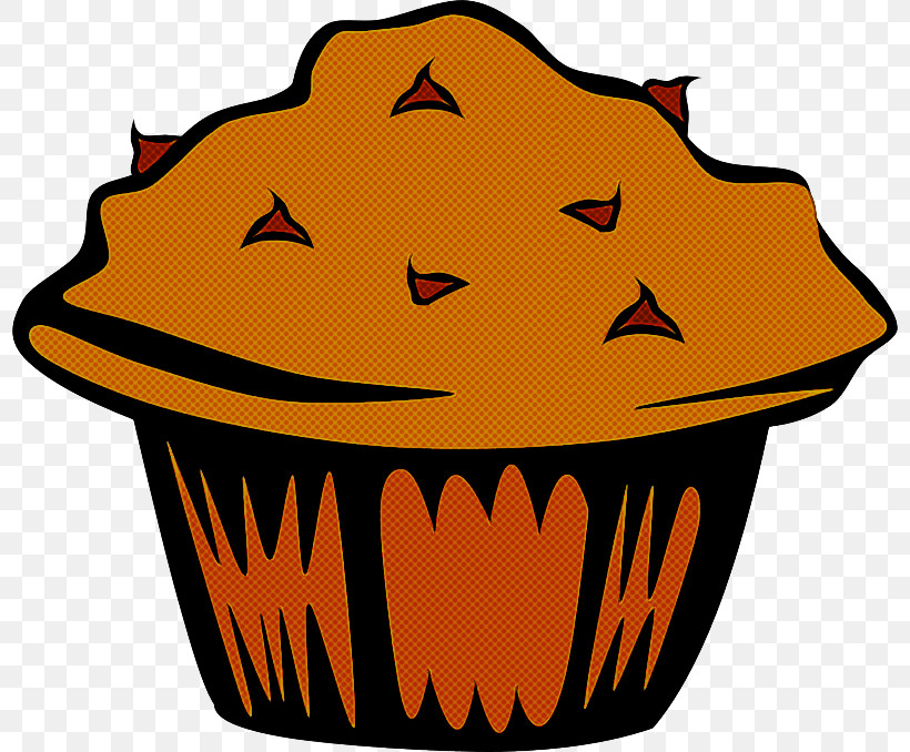 Orange, PNG, 800x678px, Baking Cup, Cookware And Bakeware, Cupcake, Mouth, Muffin Download Free