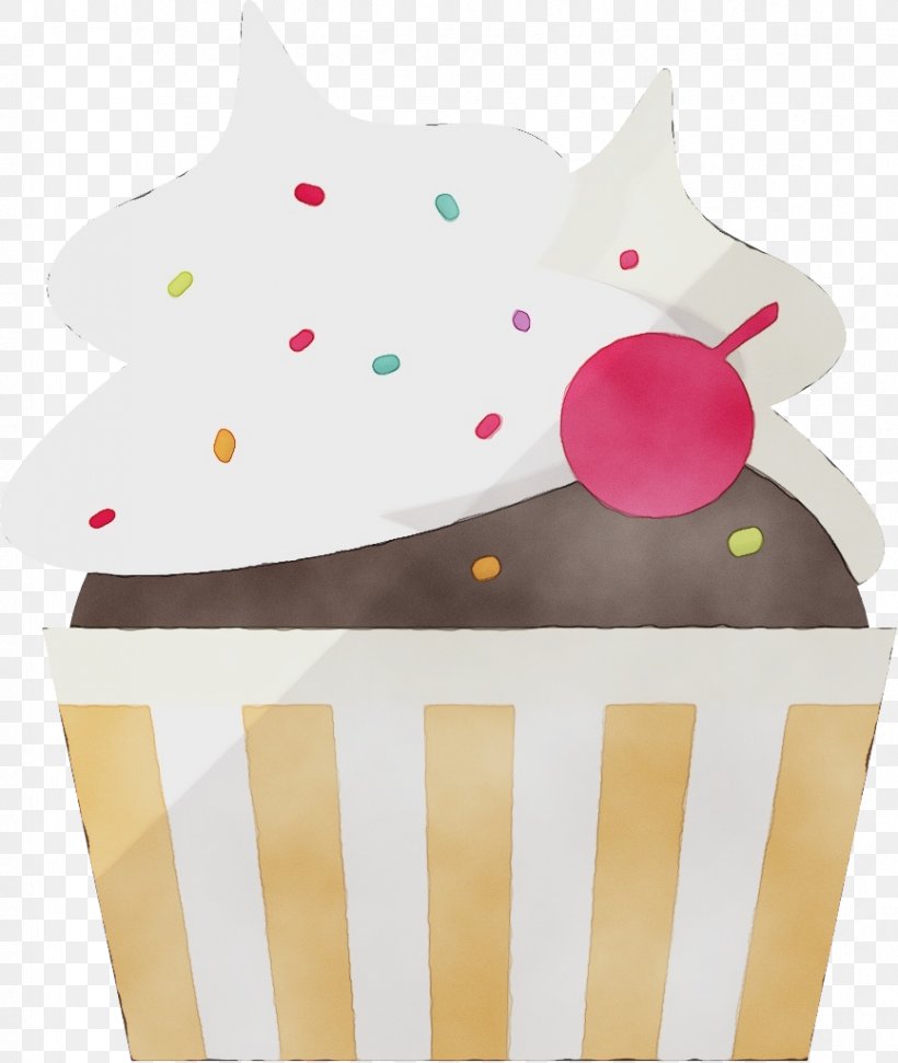 Pink Cake Baking Cup Buttercream Cupcake, PNG, 866x1026px, Watercolor, Baking Cup, Buttercream, Cake, Cupcake Download Free