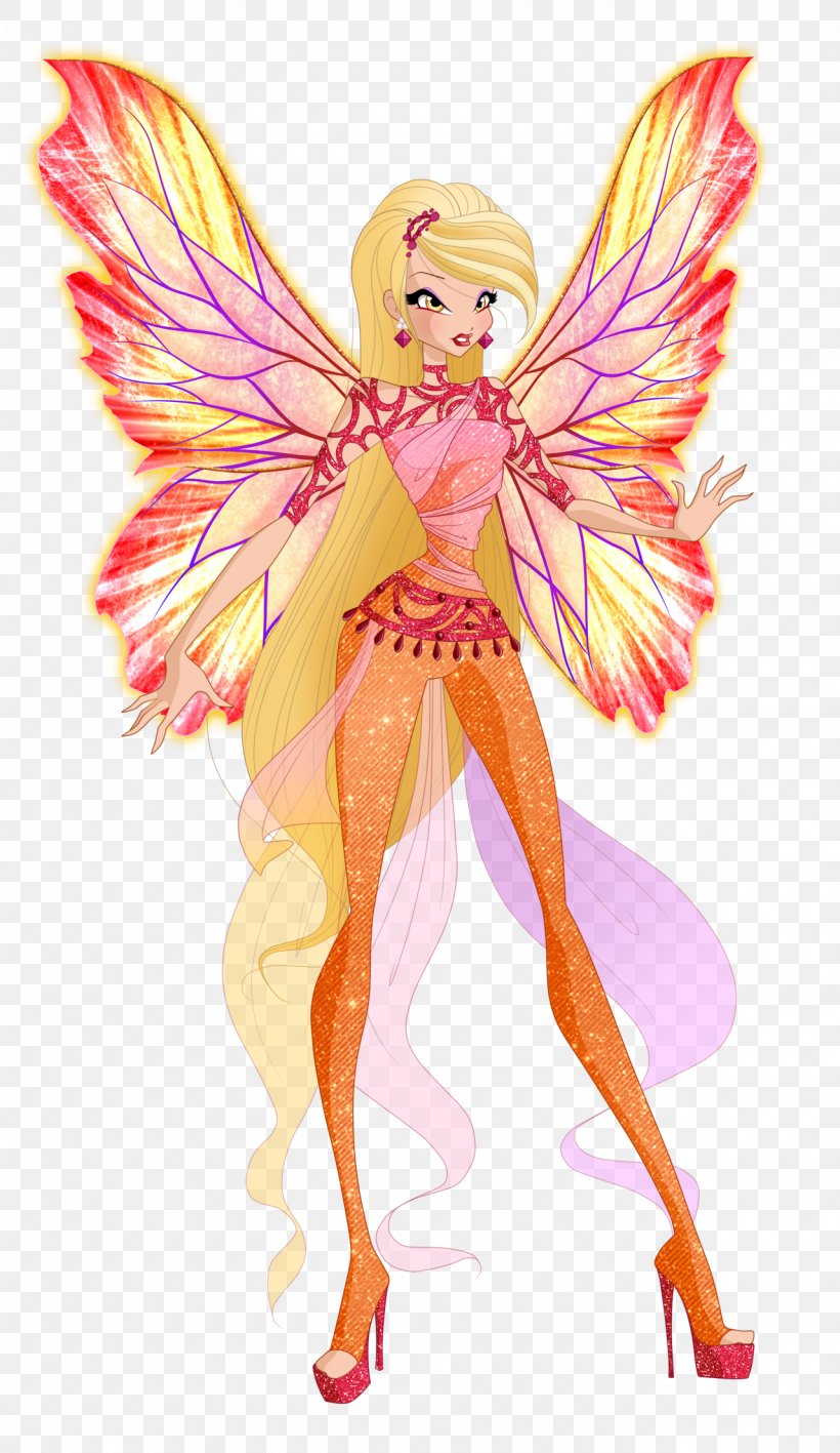 Stella Bloom Musa Aisha Fairy, PNG, 1280x2212px, Watercolor, Cartoon, Flower, Frame, Heart Download Free