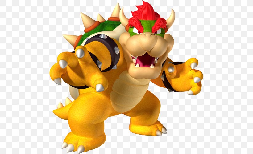 Super Mario Bros. New Super Mario Bros Mario & Luigi: Bowser's Inside Story, PNG, 500x500px, Mario Bros, Action Figure, Bowser, Carnivoran, Fictional Character Download Free