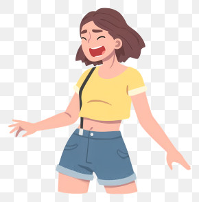 Woman Laughing - Laughing Girl In Joyful Mood PNG
