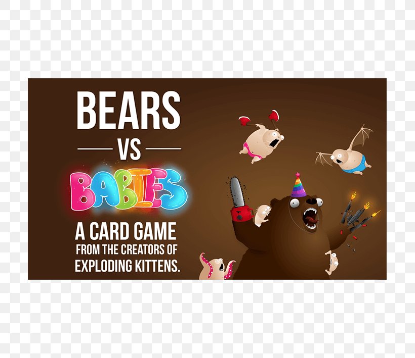 Bears Vs. Babies Exploding Kittens Card Game The Oatmeal, PNG, 709x709px, Bears Vs Babies, Advertising, Board Game, Brand, Card Game Download Free