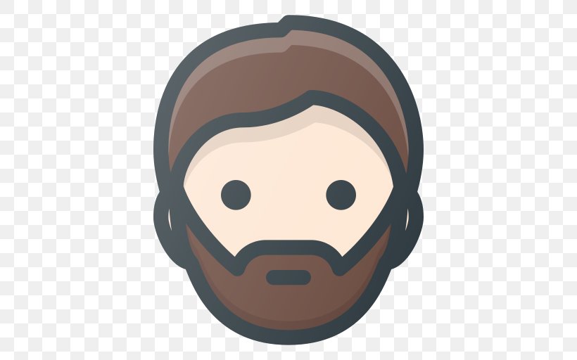 Beard Man Avatar, PNG, 512x512px, Beard, Avatar, Brown, Cartoon, Cheek Download Free