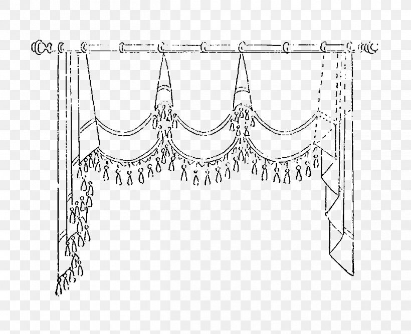 Line Art Digital Illustration, PNG, 1259x1025px, Line Art, Area, Black And White, Creativity, Curtain Download Free