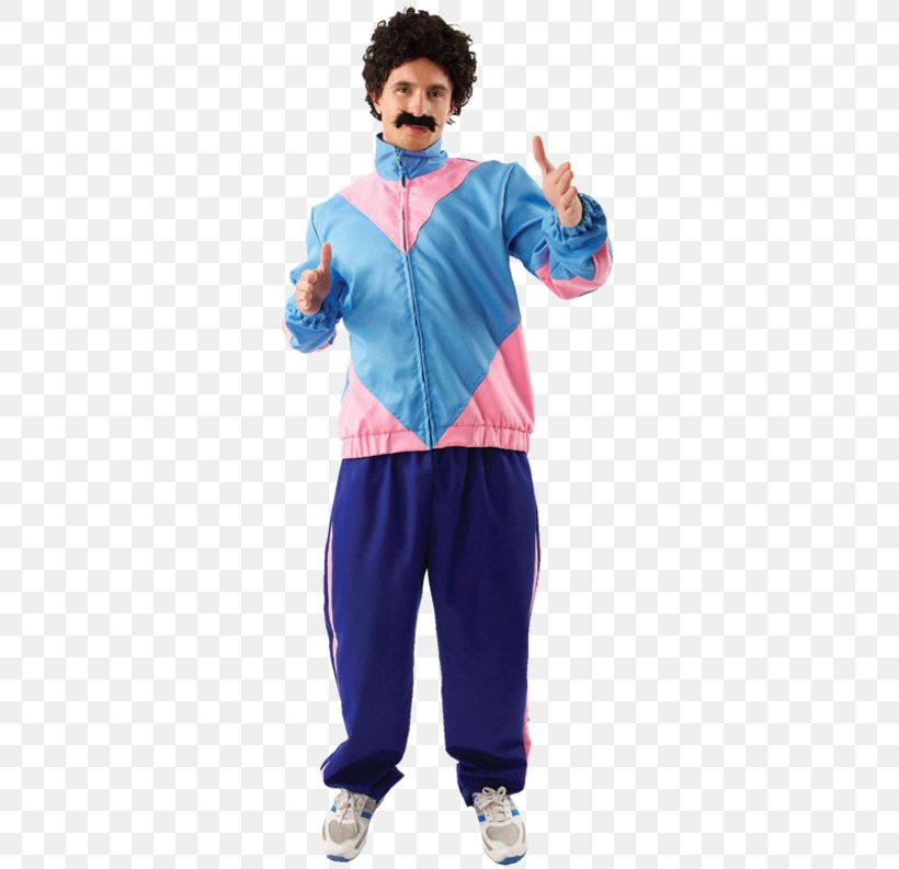 Tracksuit 1980s Costume Party, PNG, 500x793px, Tracksuit, Adult, Blue, Boy, Child Download Free
