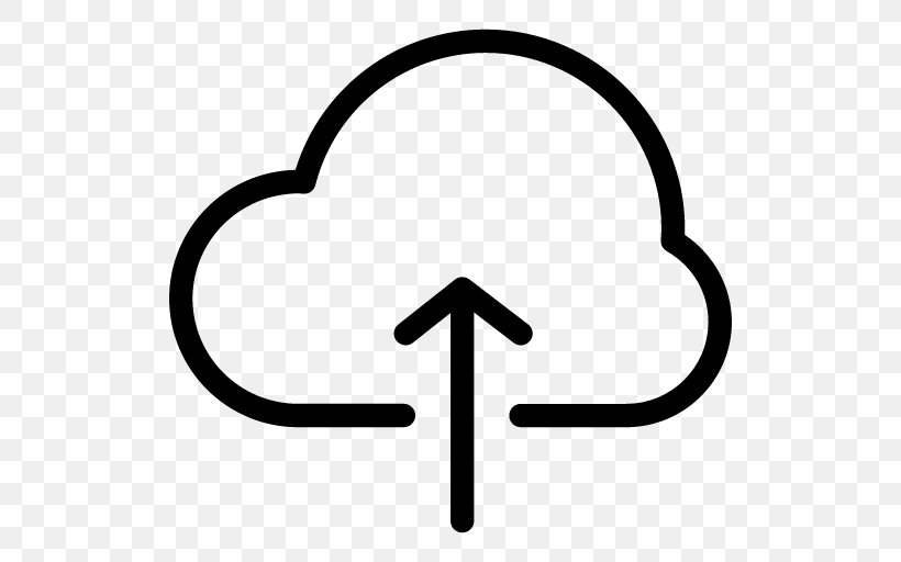 Upload Download Cloud Computing, PNG, 512x512px, Upload, Area, Black And White, Body Jewelry, Cloud Computing Download Free