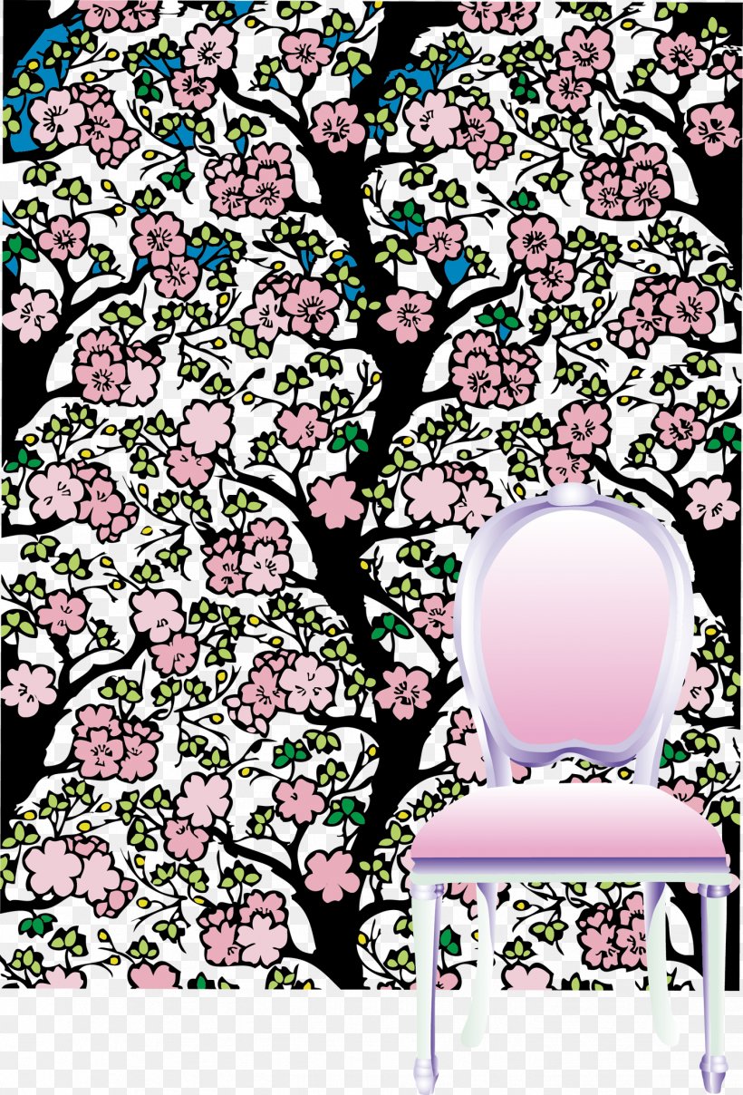 Cherry Blossom Pink Illustration, PNG, 1426x2102px, Cherry Blossom, Art, Blossom, Branch, Cartoon Download Free