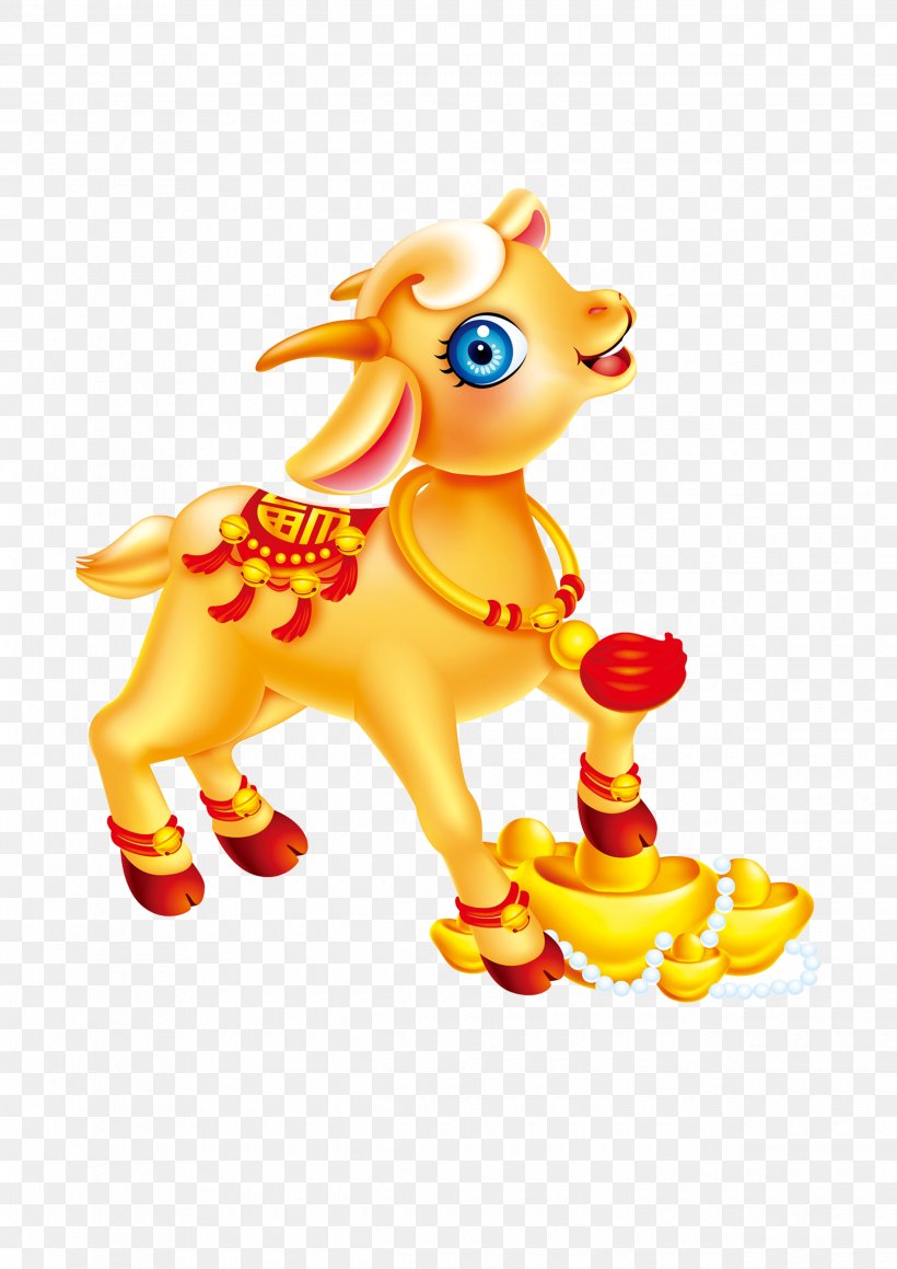Goat Sheep Chinese New Year, PNG, 2480x3508px, Goat, Art, Cartoon, Chinese New Year, Fictional Character Download Free