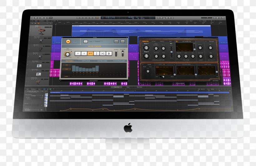 Logic Pro Computer Software MacBook Pro Apple, PNG, 980x638px, Logic Pro, Ableton Live, Apple, Audio Receiver, Computer Software Download Free