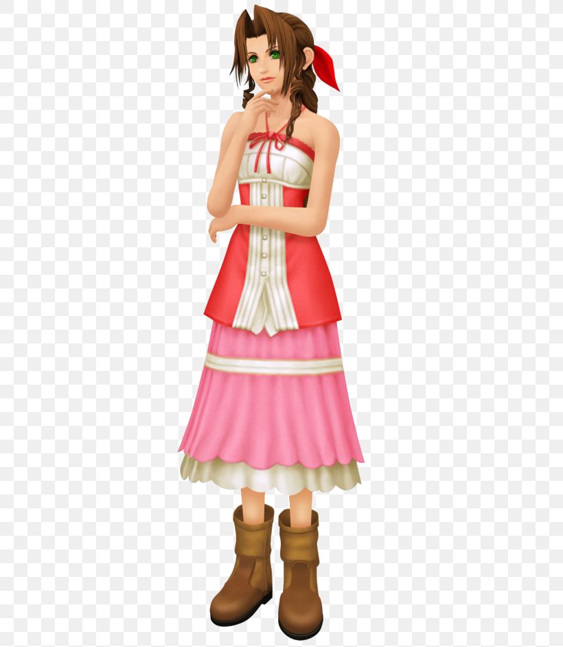 Crisis Core: Final Fantasy VII Dissidia Final Fantasy Kingdom Hearts: Chain Of Memories, PNG, 385x942px, Final Fantasy Vii, Aerith Gainsborough, Clothing, Cloud Strife, Costume Download Free