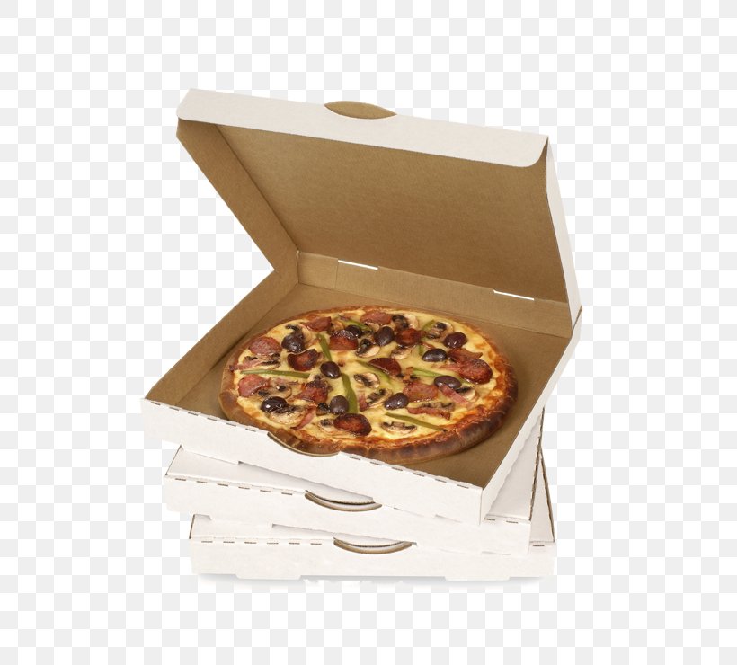 Pizza Box Take-out Cardboard Box, PNG, 585x740px, Pizza, Baked Goods, Box, Cardboard, Cardboard Box Download Free