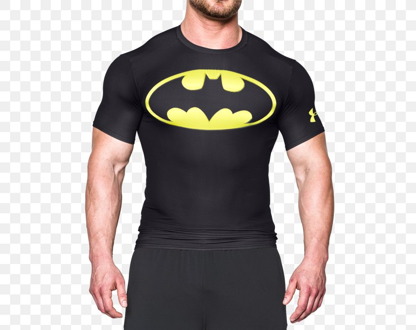 T-shirt Hoodie Batman Under Armour Clothing, PNG, 615x650px, Tshirt, Alter Ego, Batman, Black, Clothing Download Free
