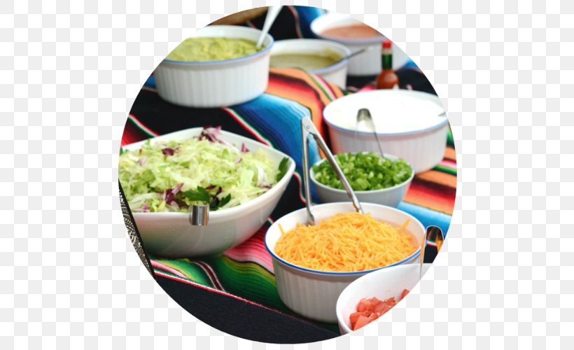 Tex-Mex Vegetarian Cuisine Taco Buffet Mexican Cuisine, PNG, 514x500px, Texmex, Asian Food, Buffet, Condiment, Cuisine Download Free
