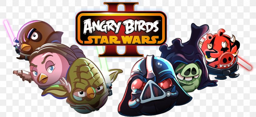 Angry Birds Star Wars II Anakin Skywalker Angry Birds Seasons Video Game, PNG, 850x390px, Angry Birds Star Wars Ii, Action Figure, Anakin Skywalker, Angry Birds, Angry Birds Seasons Download Free