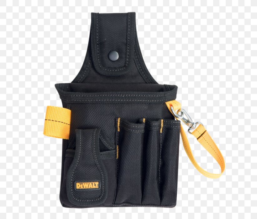 DeWalt Tool Technician Pocket Bag, PNG, 700x700px, Dewalt, Bag, Belt, Black, Bubble Levels Download Free