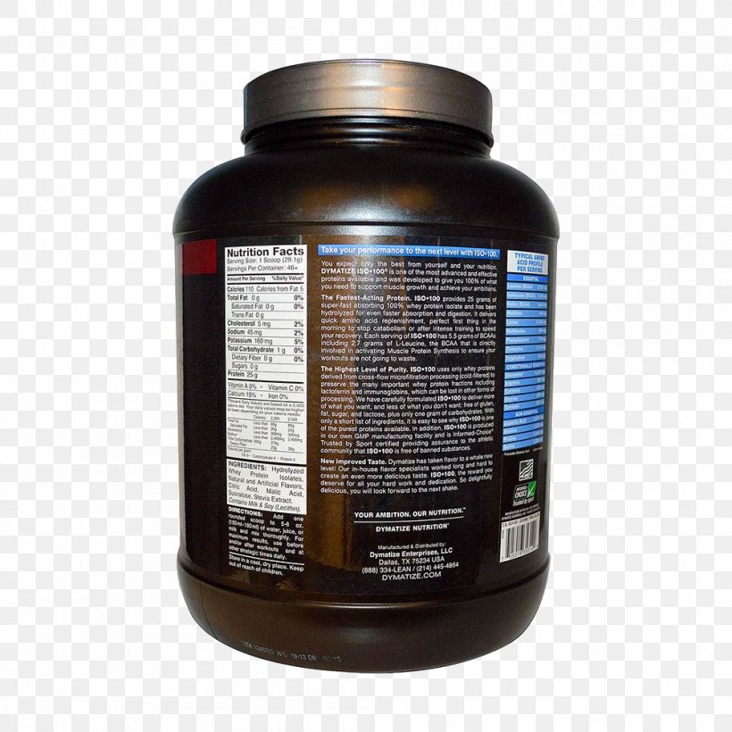 Dietary Supplement Whey Protein Isolate Nutrition, PNG, 1000x1000px, Dietary Supplement, Amino Acid, Diet, Digestion, Dymatize Download Free