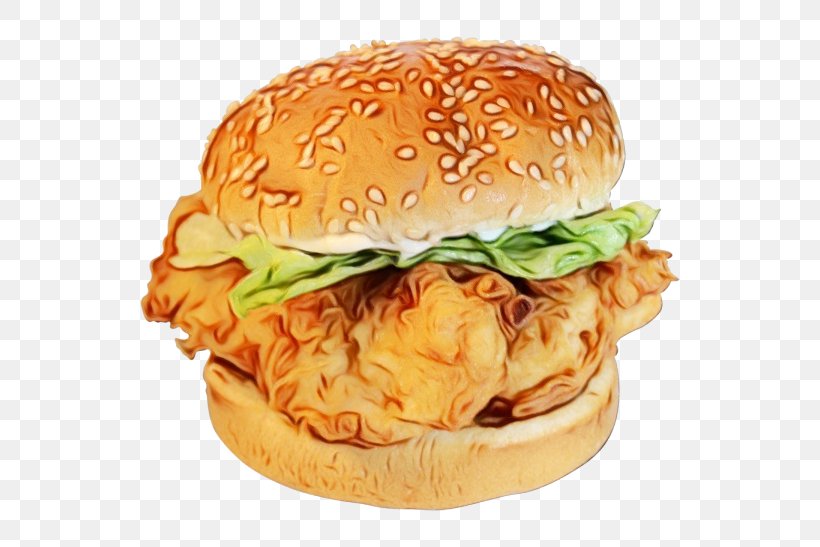 Junk Food Cartoon, PNG, 600x547px, Watercolor, American Food, Breakfast Sandwich, Bun, Burger King Premium Burgers Download Free