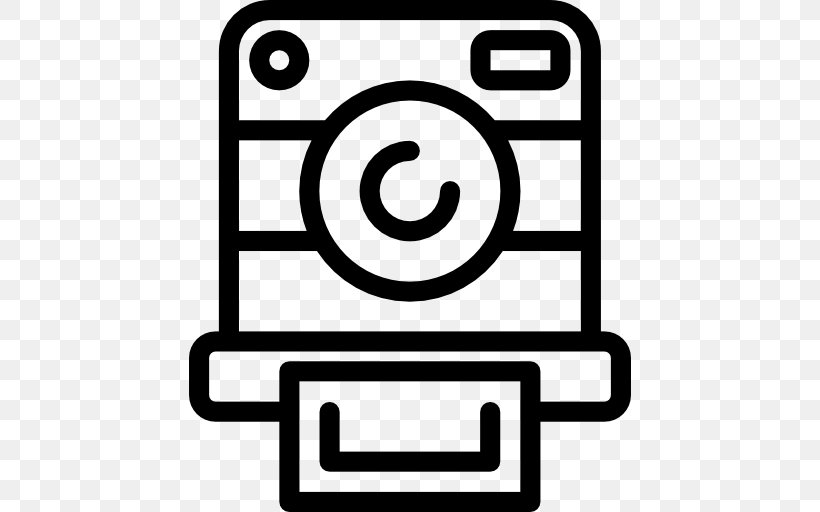 Instant Camera Photography, PNG, 512x512px, Instant Camera, Area, Black And White, Brand, Camera Download Free