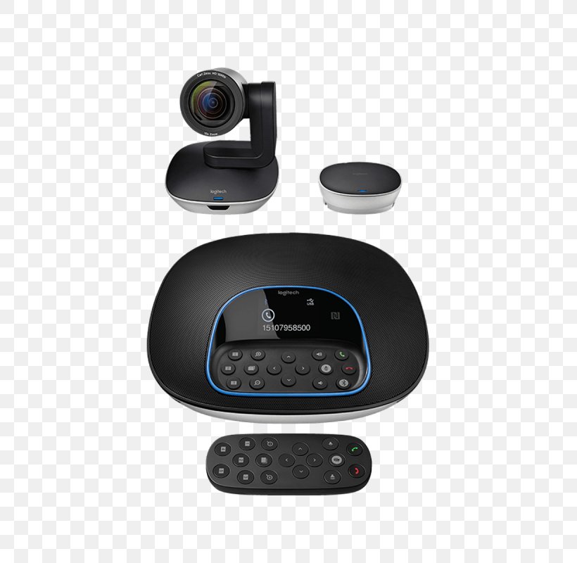 Microphone Logitech 960-001054 Group Hd Video And Audio Conferencing System Grupo Logi Bundle Videotelephony, PNG, 800x800px, Microphone, Bideokonferentzia, Camera, Conference Call, Electronics Download Free