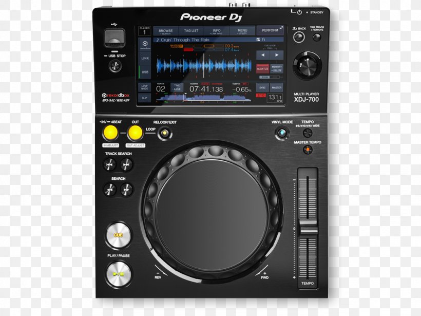 Pioneer DJ Disc Jockey DJ Controller CDJ Pioneer XDJ-700, PNG, 1024x768px, Watercolor, Cartoon, Flower, Frame, Heart Download Free